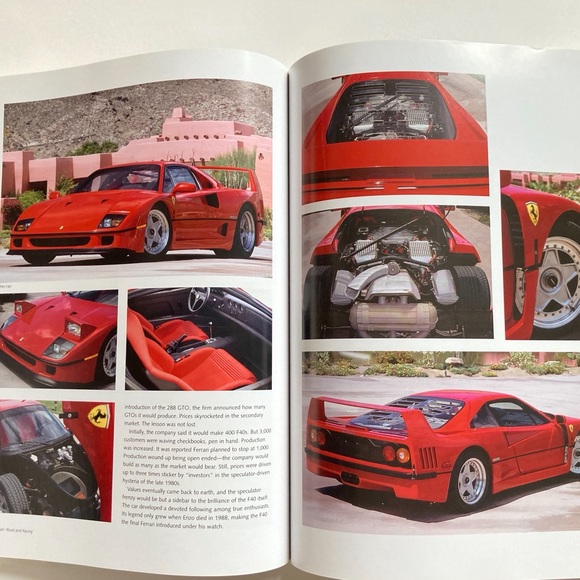 Ferrari Book Large Full Color 12.5” X 9.25” Coffee Table - Picture 4 of 6
